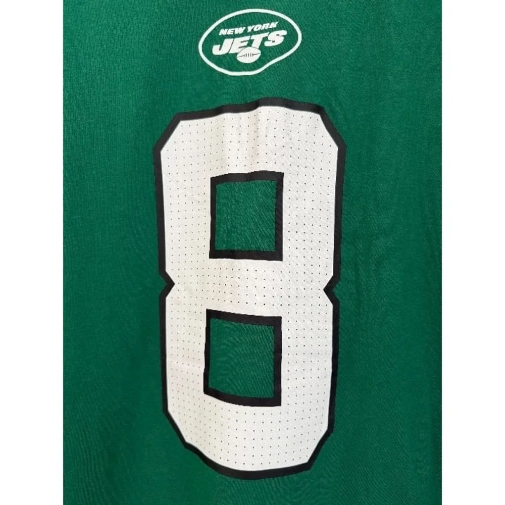Aaron Rodgers NY Jets Shirt Jersey #8 Mens Size XL- NWT- *Small pinhole see pic